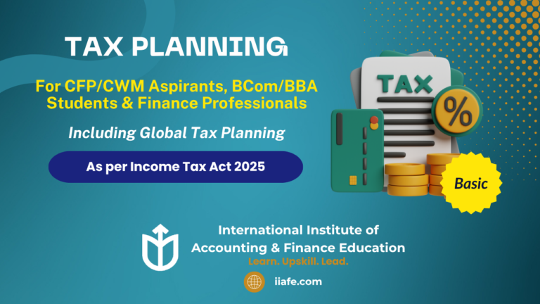 Tax Planning | Basic